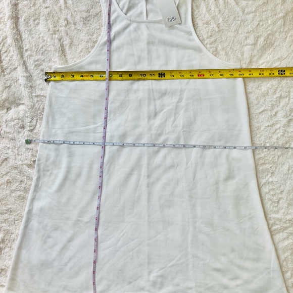 White summer dress size Large but more on XL. - Picture 3 of 5